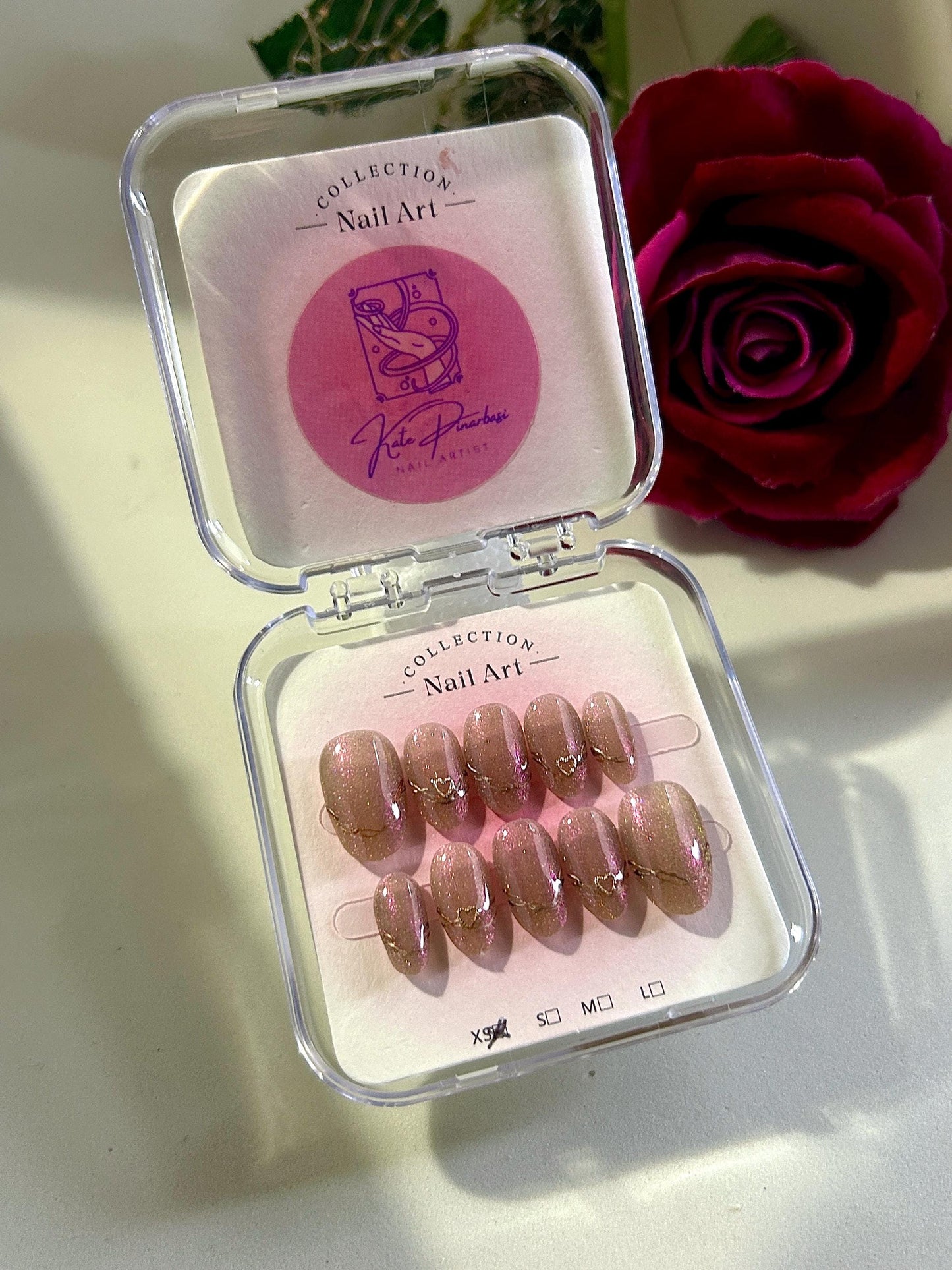 Sweet Whispers ‘Magnetic Heart’ /  Press On Nails
