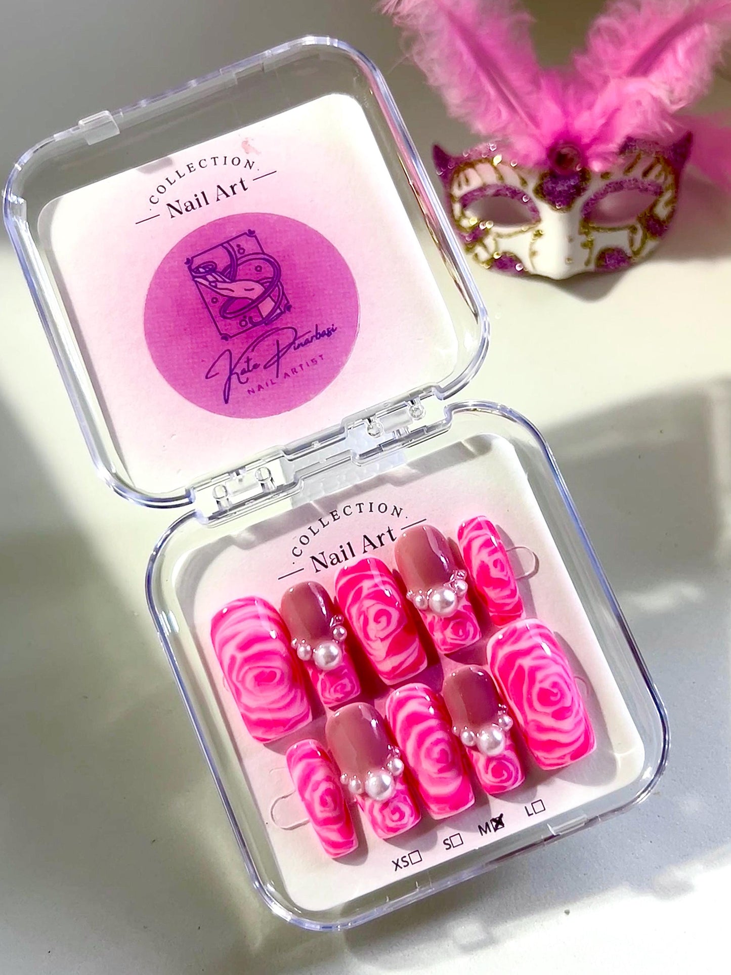 Soft Bloom Pink ‘Rosewater Dream’ / Press On Nails